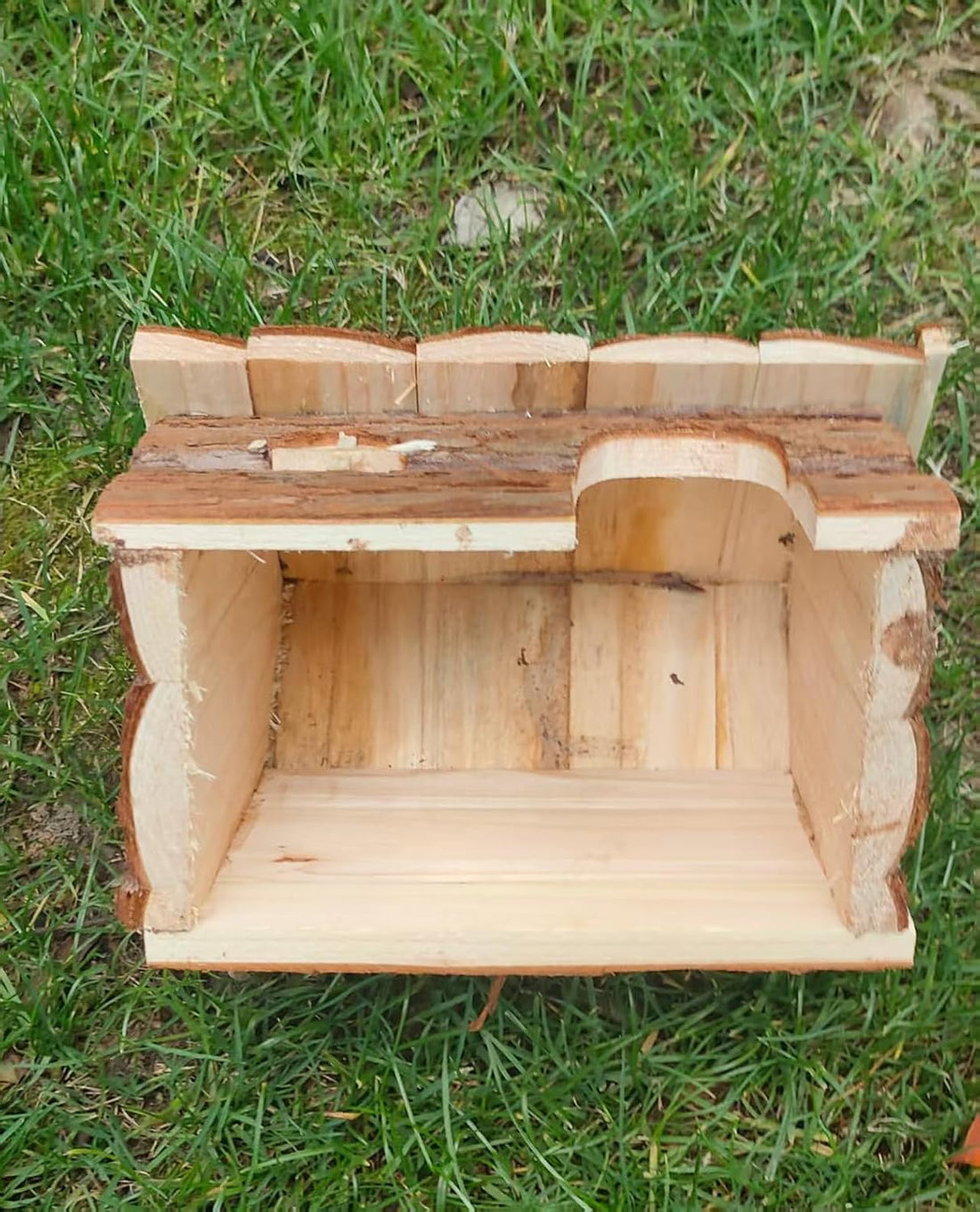 Wooden Hamster House Hideout