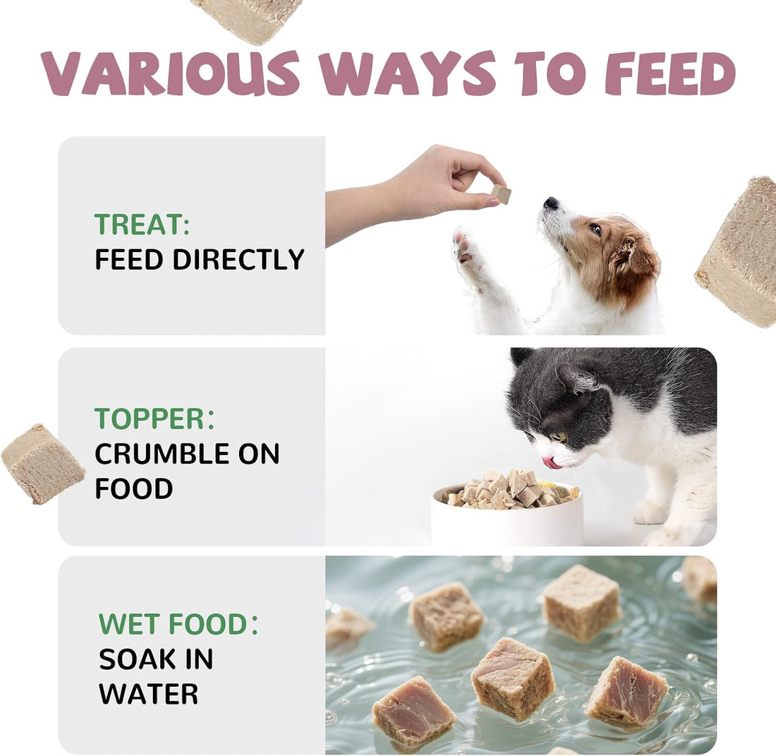 PAWUP Freeze-Dried Duck Treats for Cats & Dogs