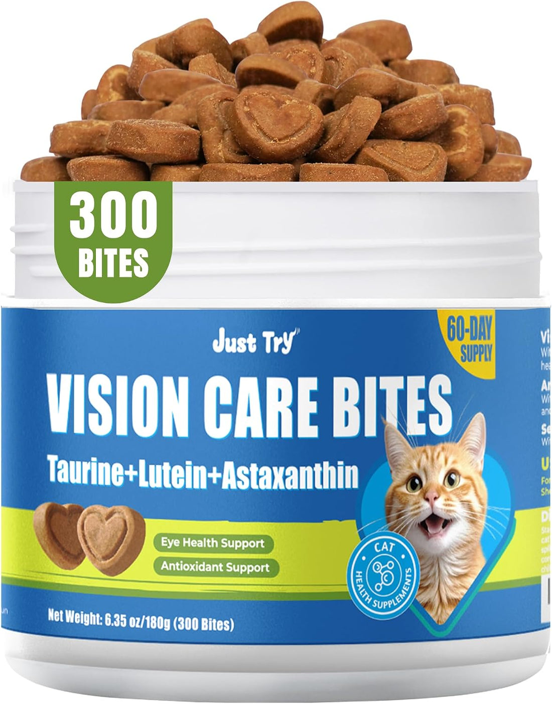Just Try Eye Support with Taurine for Cats