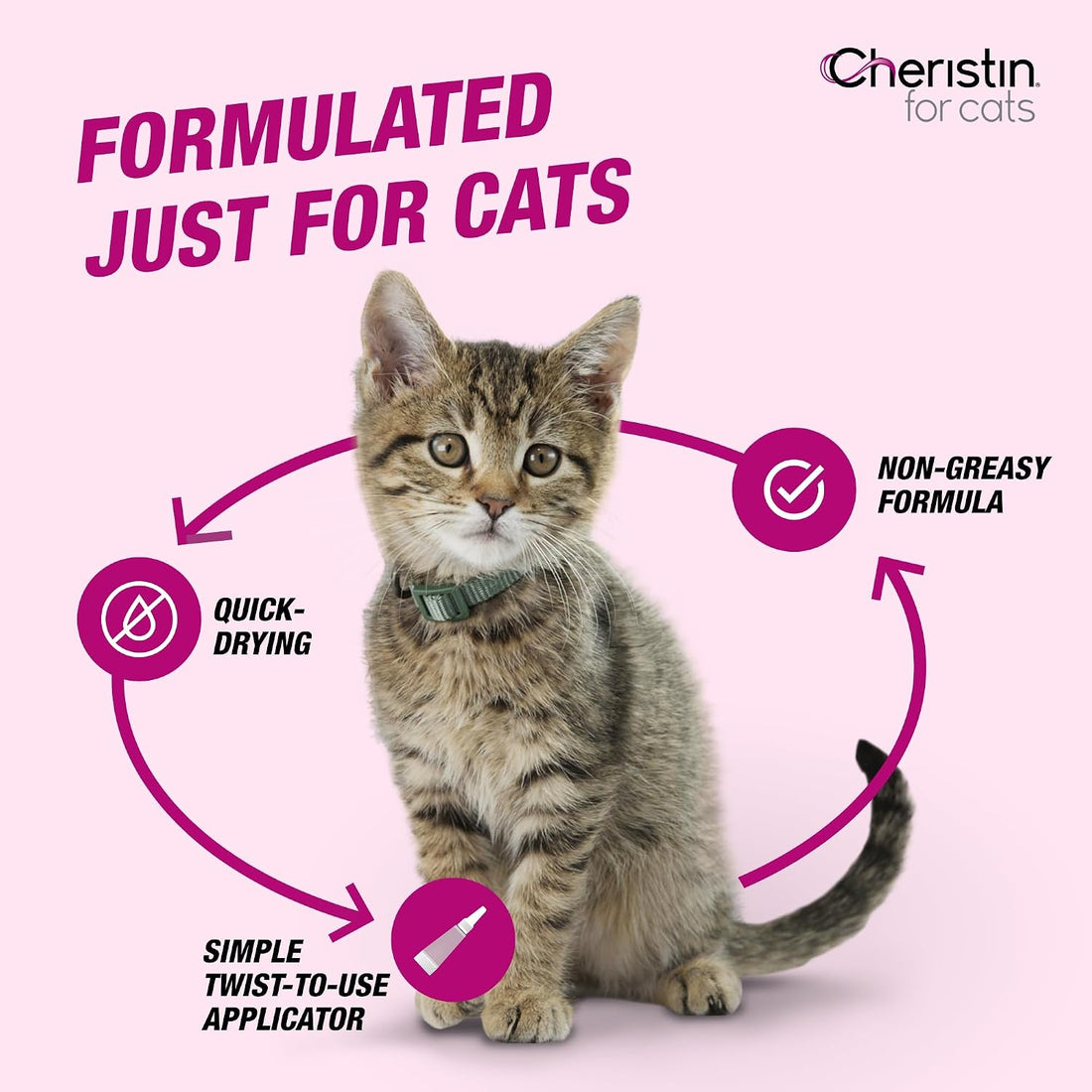 Cheristin Flea Treatment & Prevention for Cats Over, 6ct