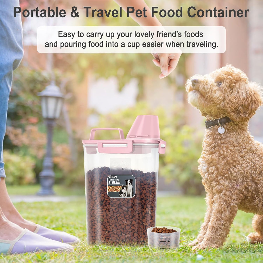 ODOMU Dog Cat Food Storage Container
