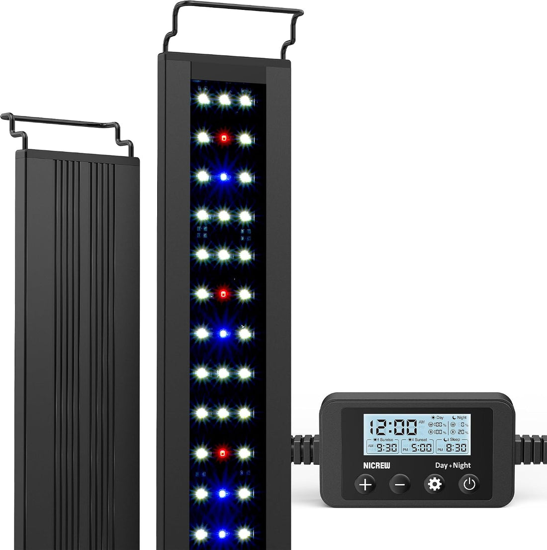 NICREW C10 Plant Aquarium Light, 18-24 in, 13W