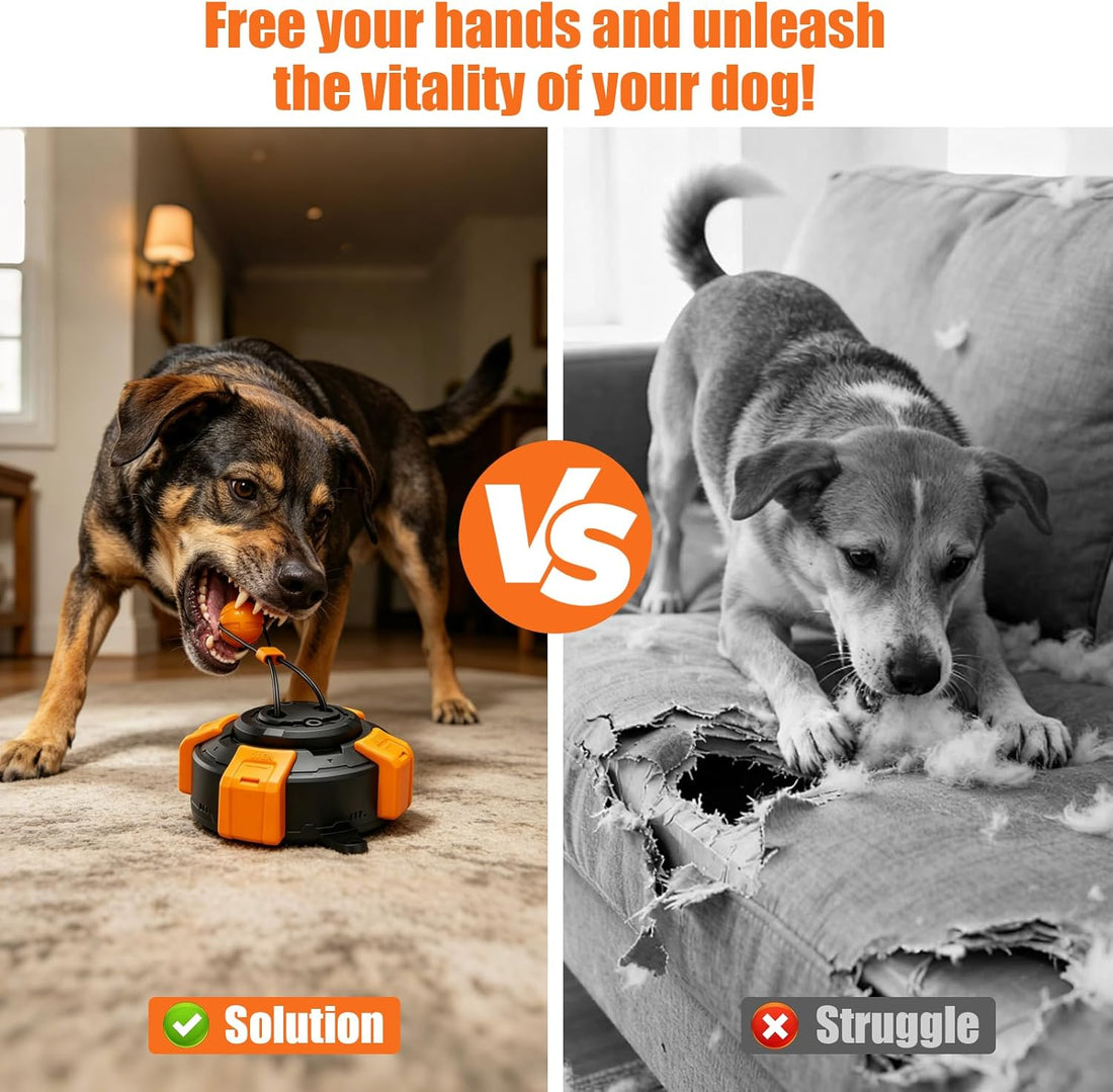 Interactive Tug-of-War Dog Toy for Medium & Large Aggressive Chewers
