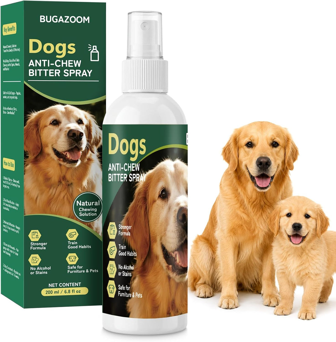BUGAZOOM‌ Bitter Dog No Chew Spray