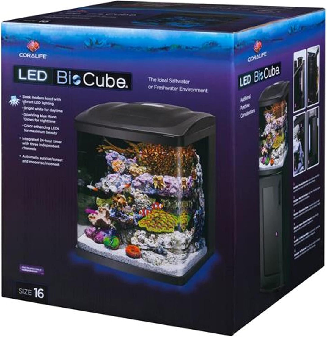 Coralife LED Biocube Aquarium Starter Kit