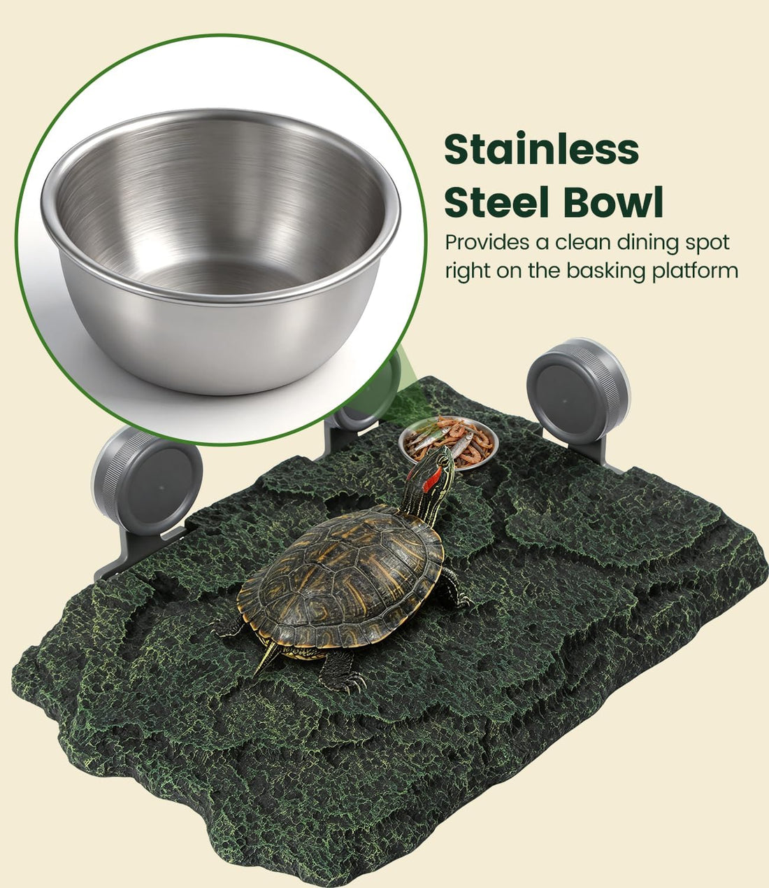 REPTITRIP Turtle Basking Platform for Aquarium 40/45/55/60/65/75/90