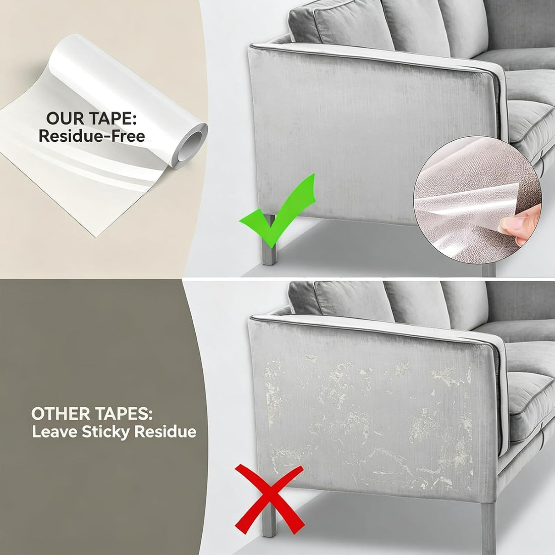 Cat Anti Scratch Tape Transparent Anti Cat Scratch Furniture Protector