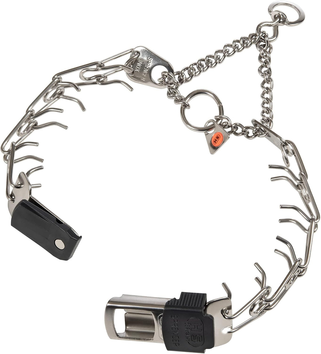 Herm Sprenger Dog Training Prong Collar with Quick Release Cliclock