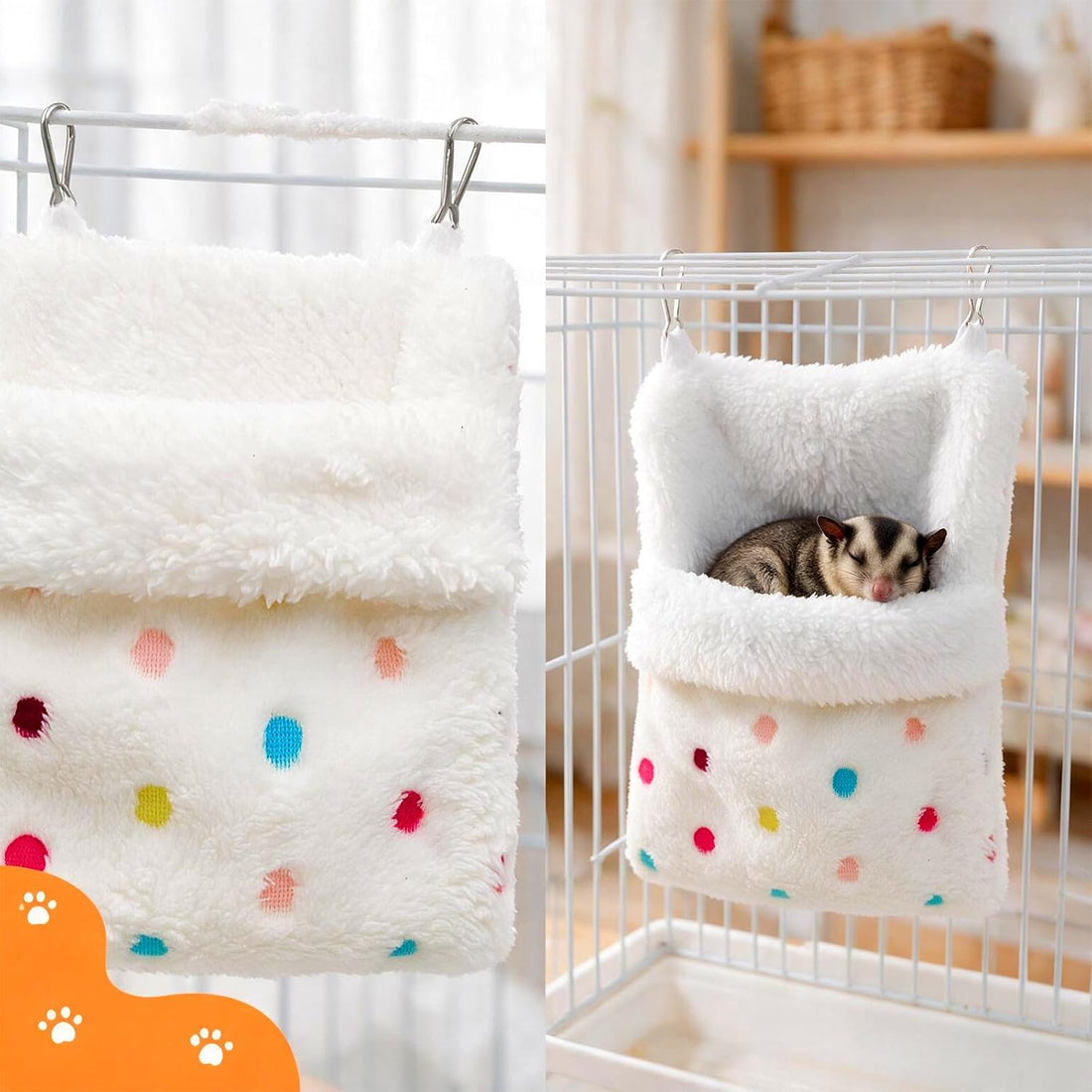 Sugar Glider Pouch and Hamster Leash Set