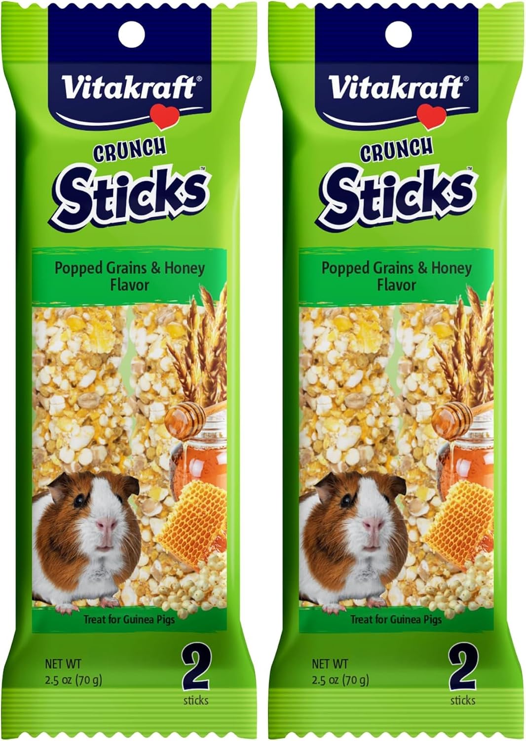 Vitakraft Crunch Sticks Guinea Pig Treat Fruit & Honey Flavor