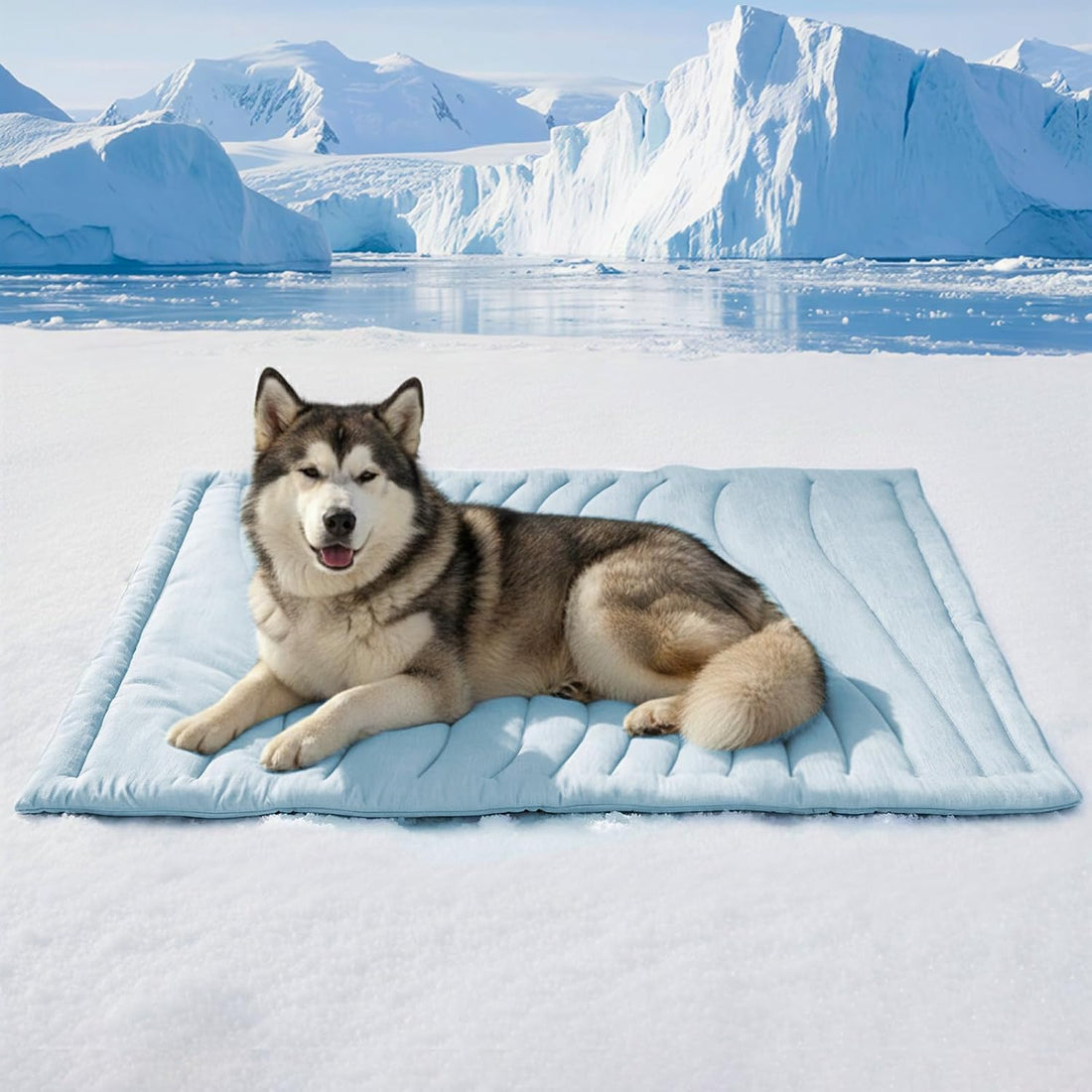 BECEMURU Dog Crate Pad, Cooling Mat for Dogs & Cats, Double Side Use