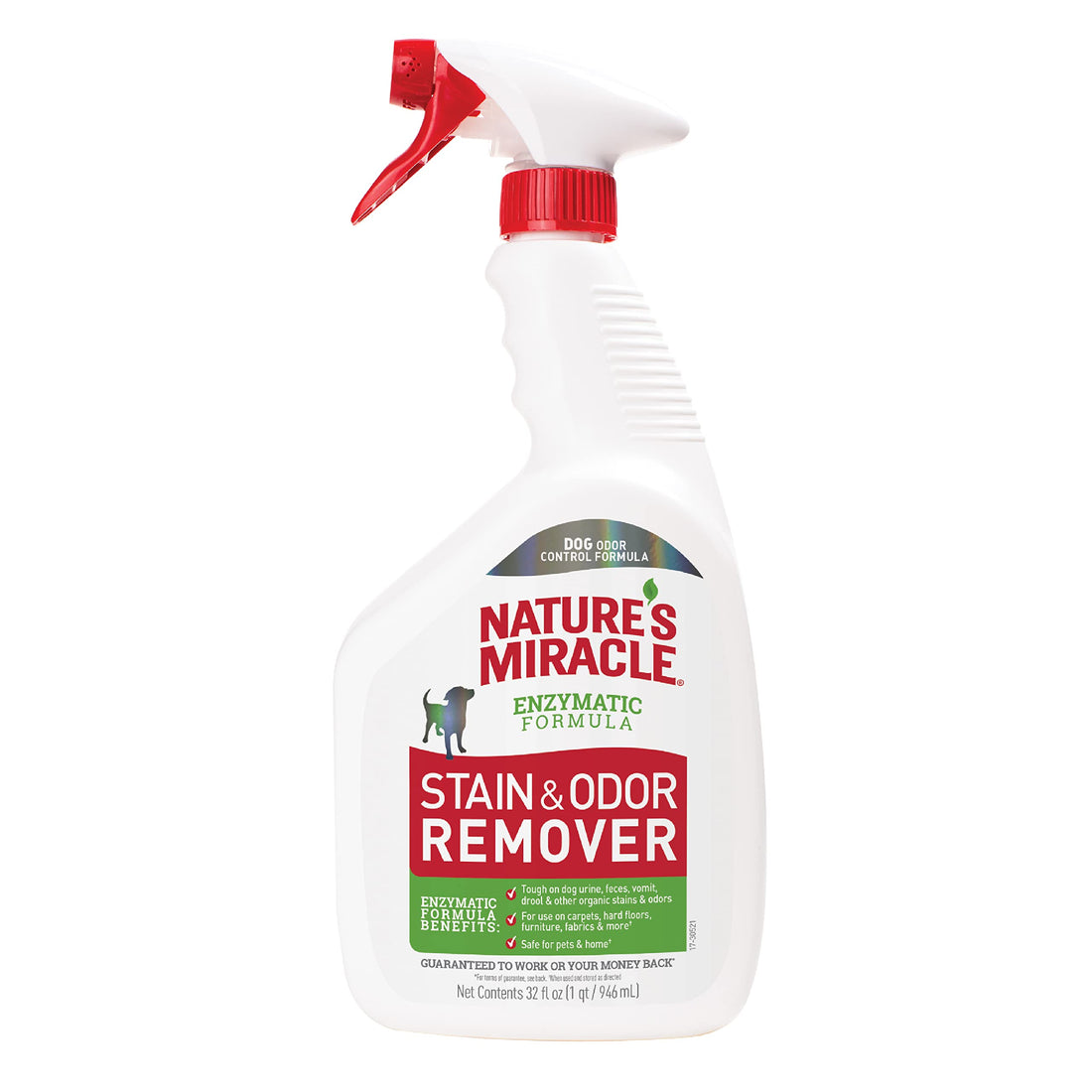 Nature’s Miracle Stain and Odor Remover Dog, 32 Ounces
