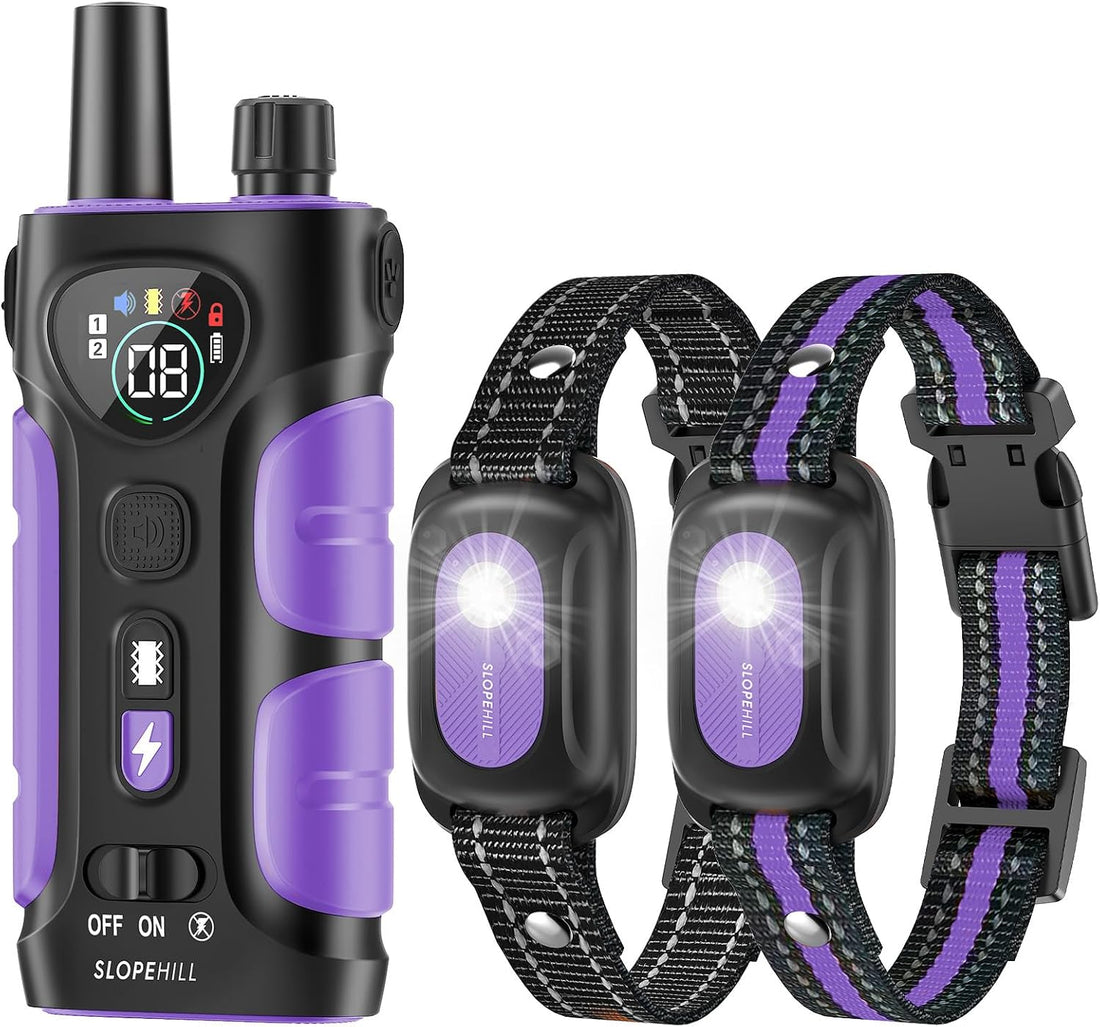 SLOPEHILL Dog Shock Collar 2 Dogs,4200FT Dog Training Collar