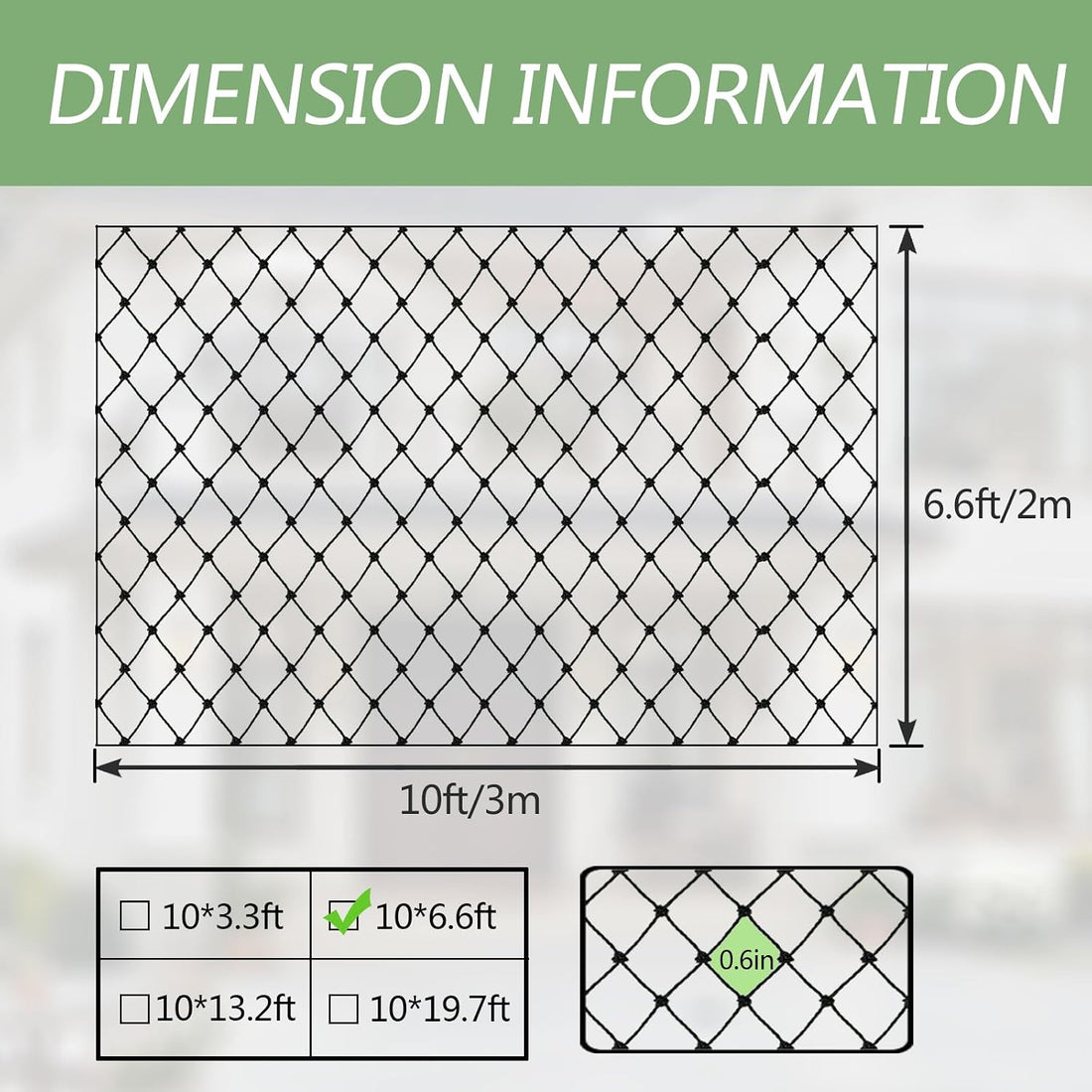 Cat Balcony Netting, Cat Net Pet Anti-Fall Safety Netting,10x6.6ft