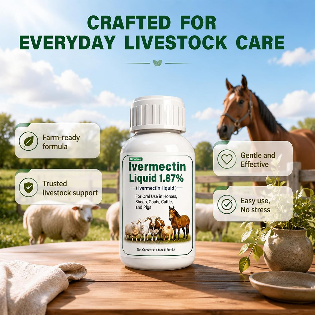Iver-mectin for Horse, Maintain General Well-Being & Vitality