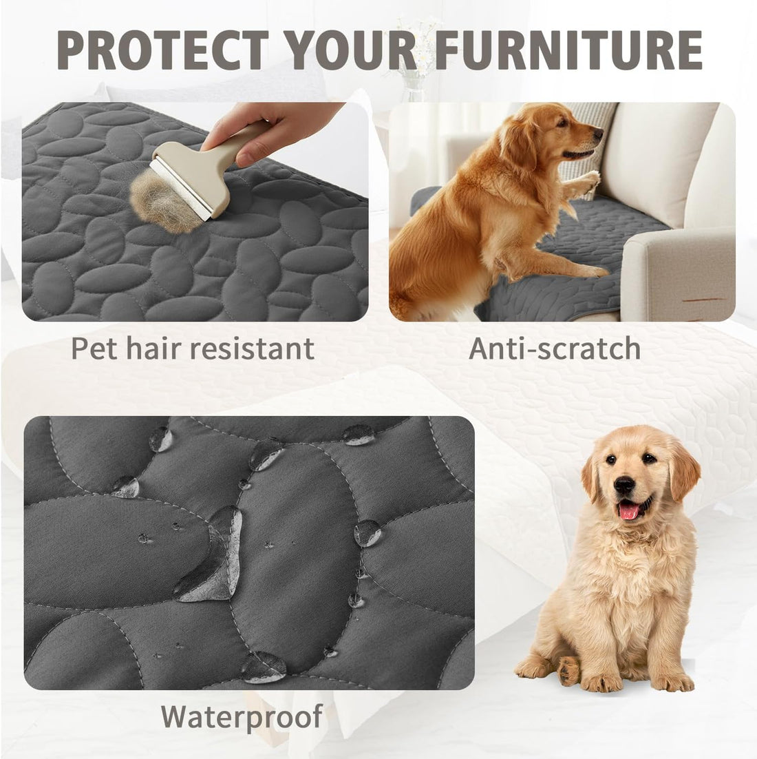 Ameritex Pet Bed Cover Dog Bed Blanket for Sofa and Furniture