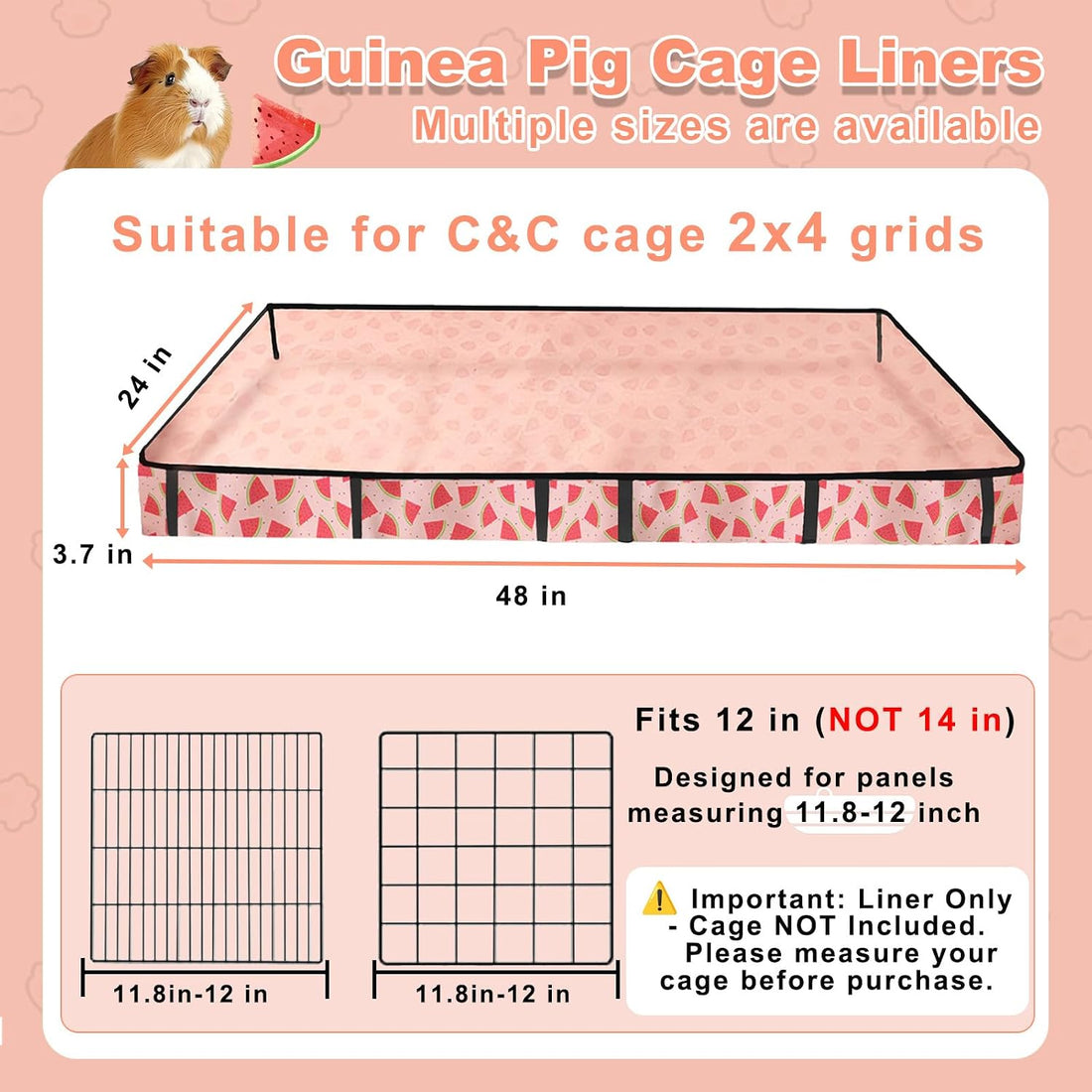 Waterproof Guinea Pig Cage Liners
