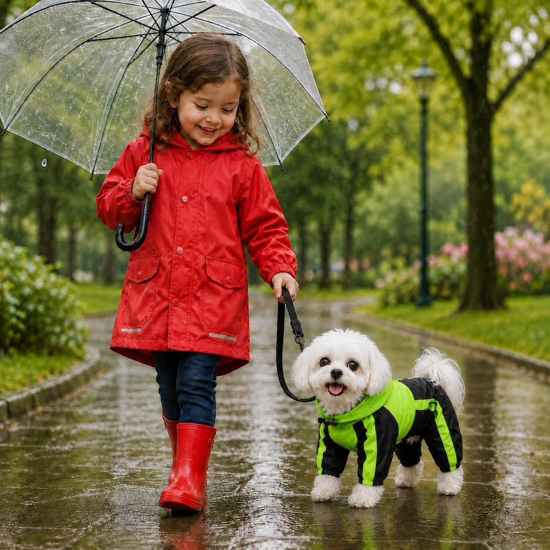 Pet Apparel Large Dog Clothing Raincoat Pet Clothes Rain Coat For Big