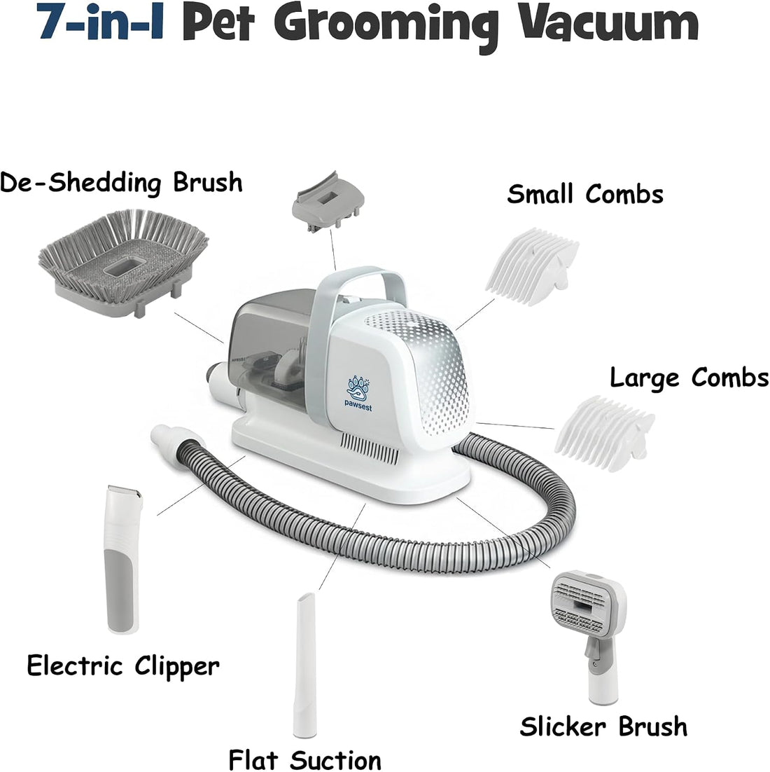 Dog Grooming Vacuum - Pet Hair Trimmer