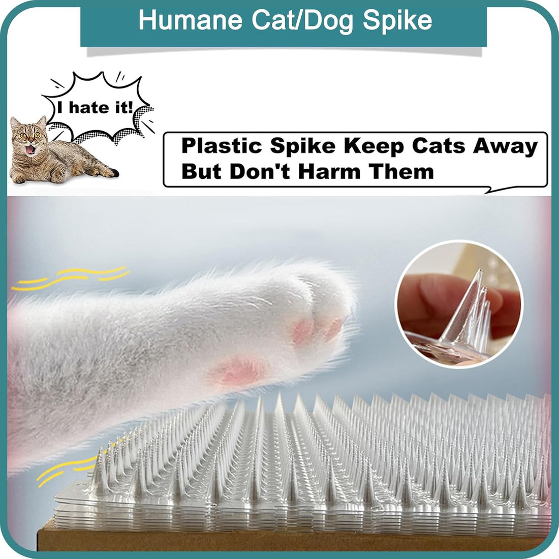 Cat Deterrent Scat Mats for Indoor & Outdoor Use