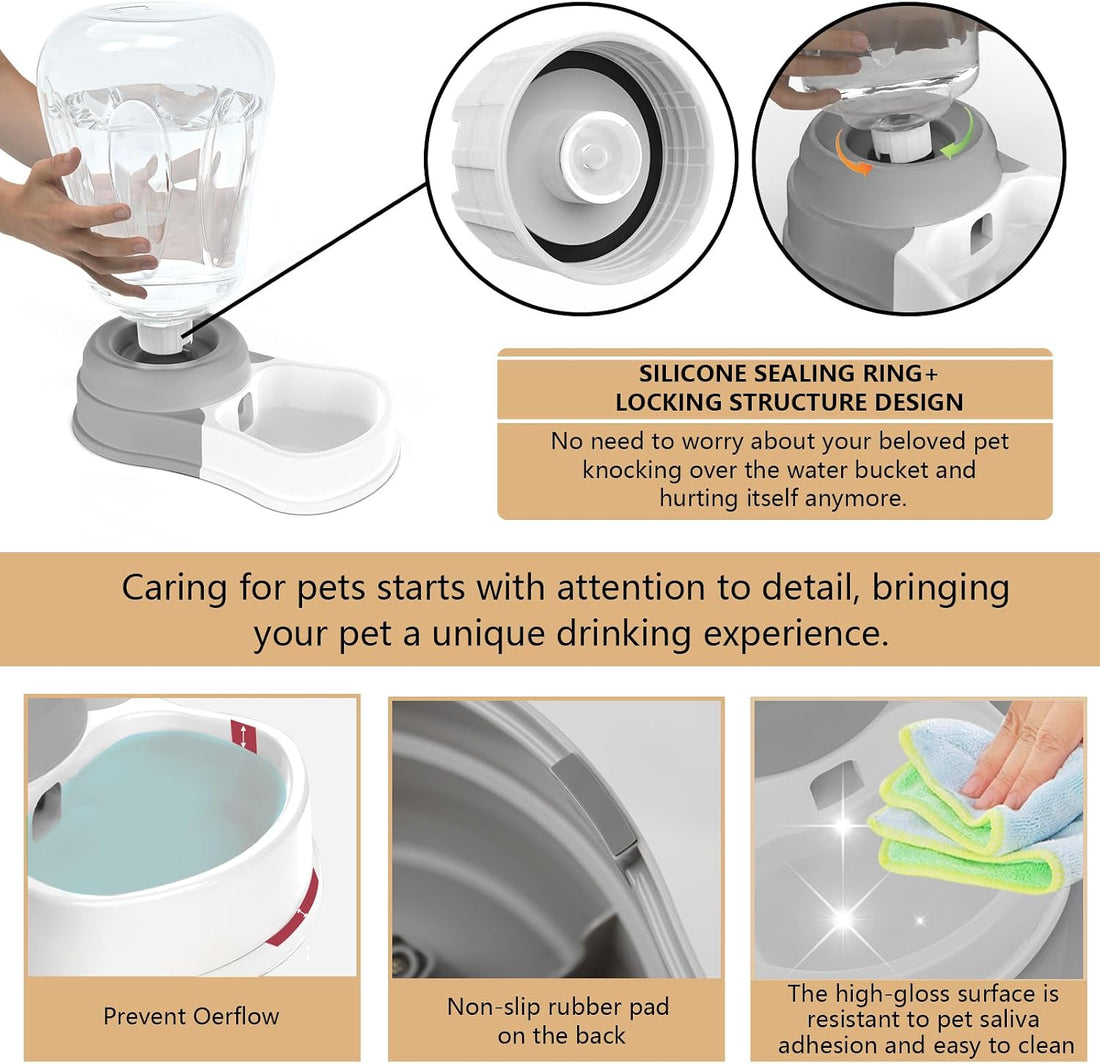 STALTWO 1.6 Gallon Automatic Dog Water Dispenser