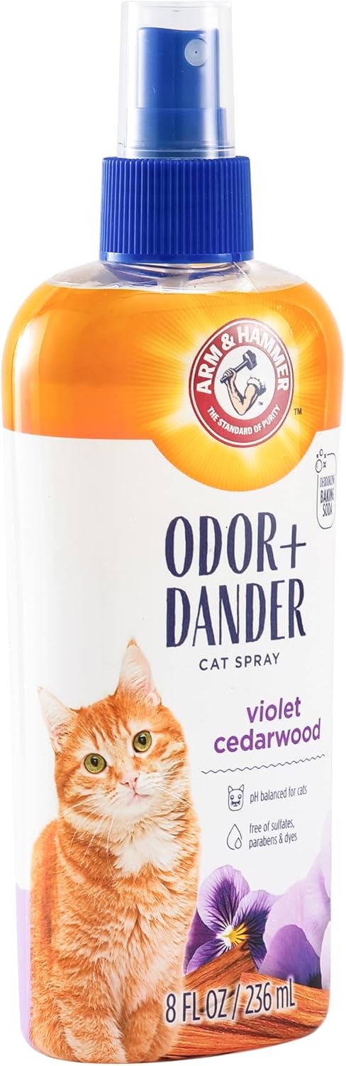 Arm & Hammer Cat Odor Control and Dander Reducing Spray with Baking