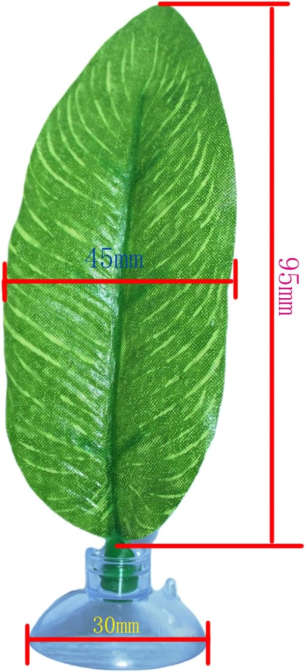 2PCS Aqua Betta Fish Leaf Soft Bed Simulating The Natural Habitat
