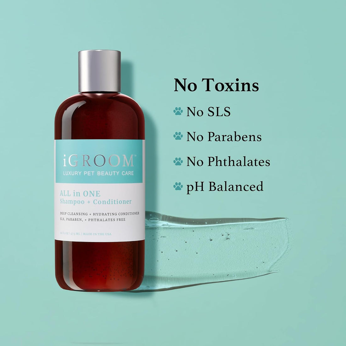 iGroom All-in-One Dog Shampoo + Conditioner, Luxury Pet Beauty Care
