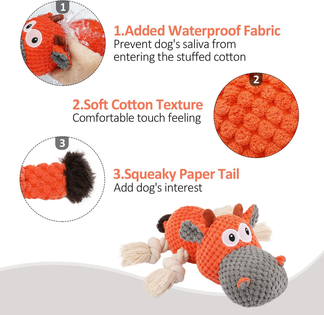 IOKHEIRA Dog Plush Toy for Large Aggressive Chewers,Indestructible