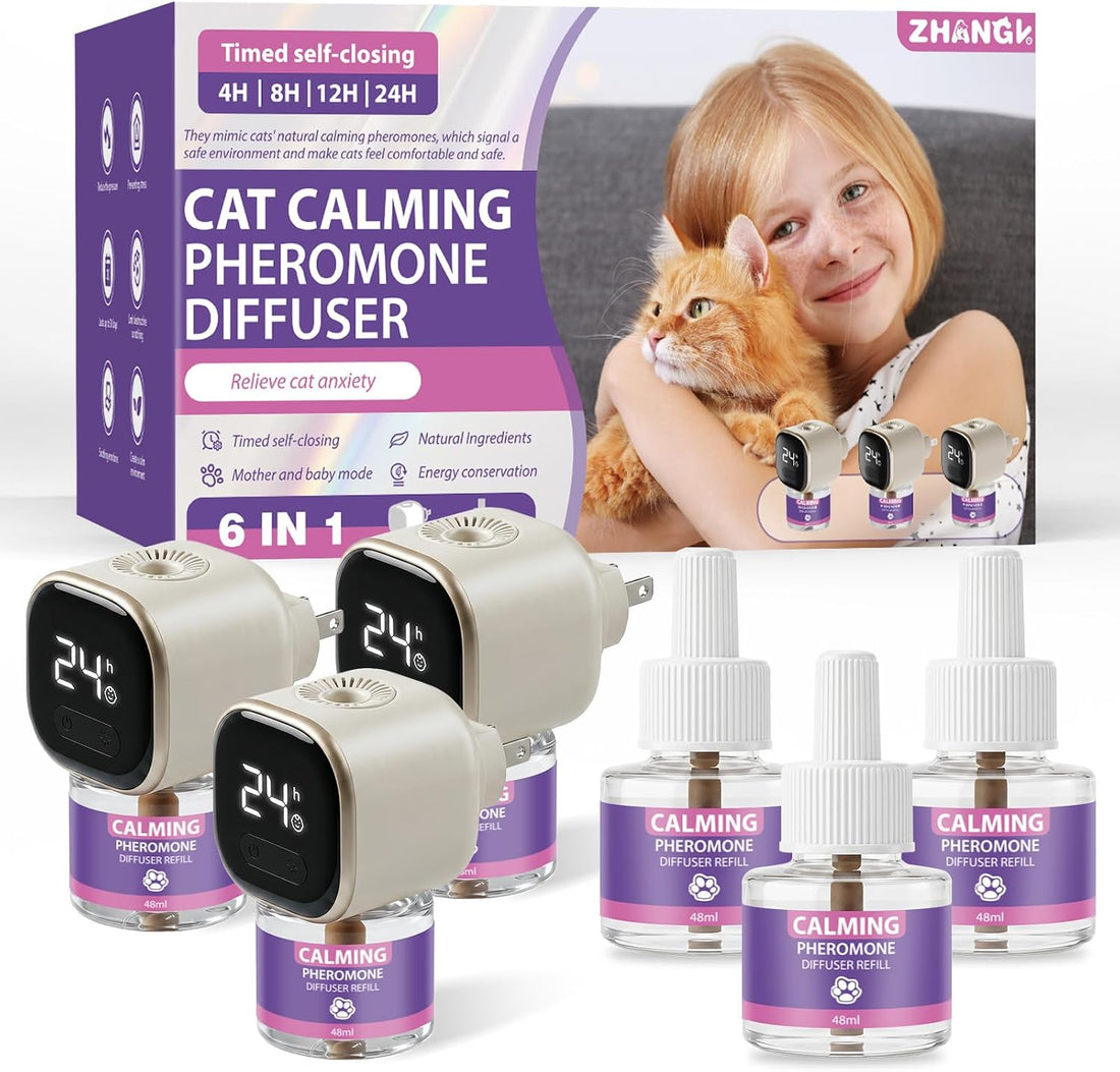 Cat Calming Diffuser Kit with Timer And Memory Adjustable 4/8/12/24H