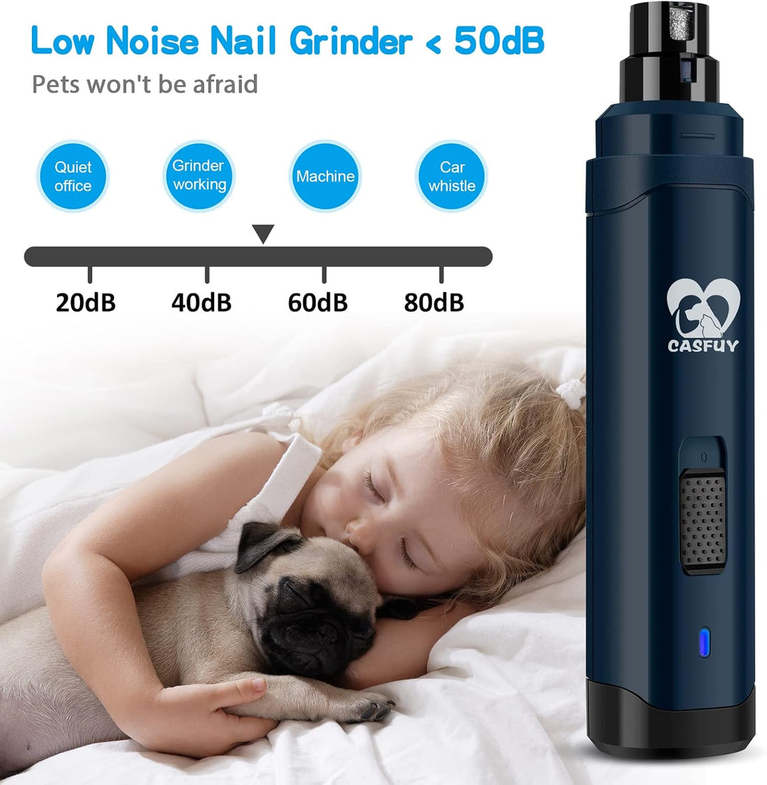 Casfuy Dog Nail Grinder Upgraded