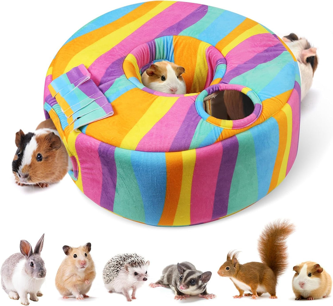 Guinea Pig Hideout & Tunnels Guinea Pig Toys Cozy Guinea Pig House