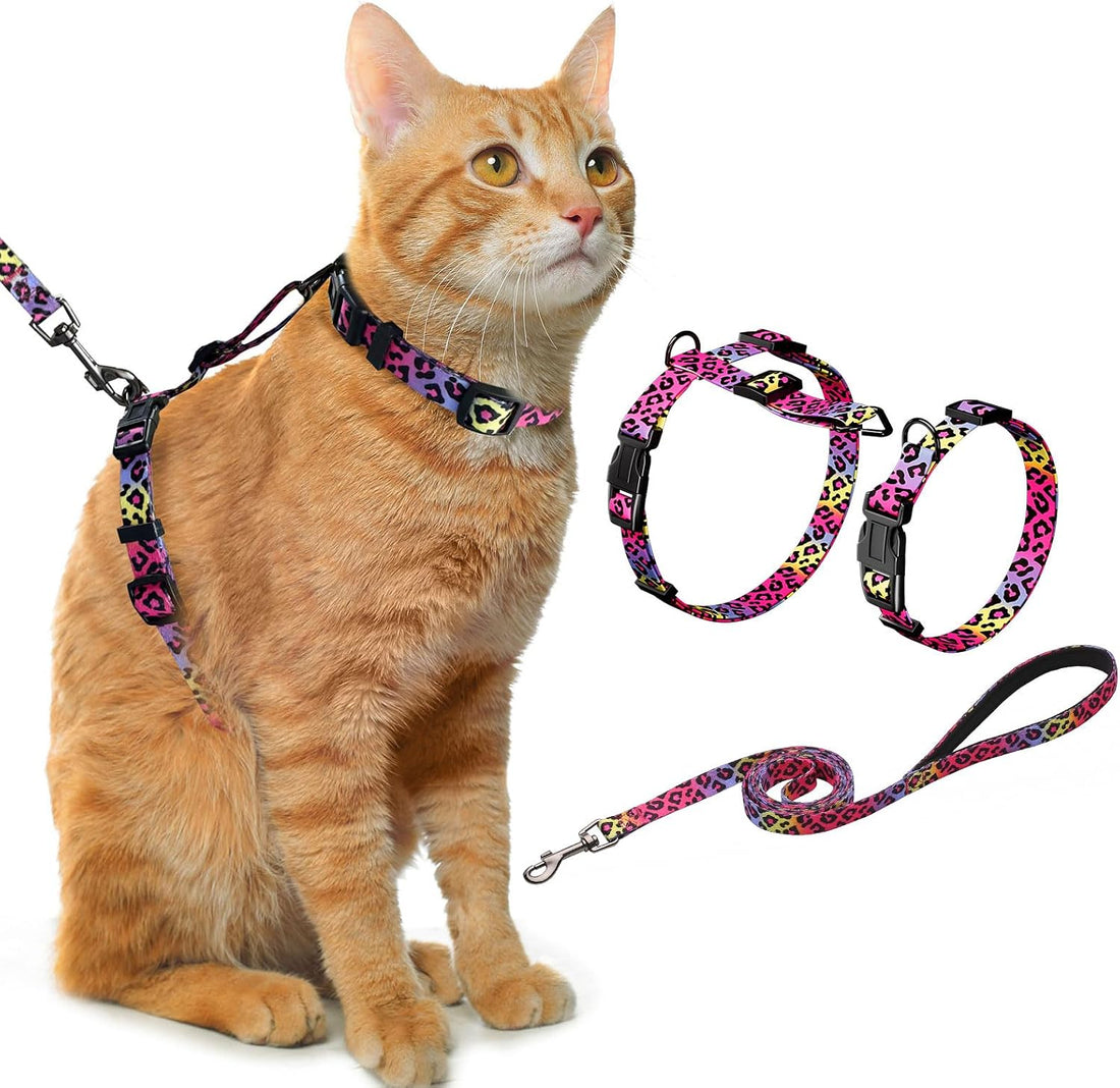 Hikiko Escape-Proof Cat Harness and Leash Set for Walking