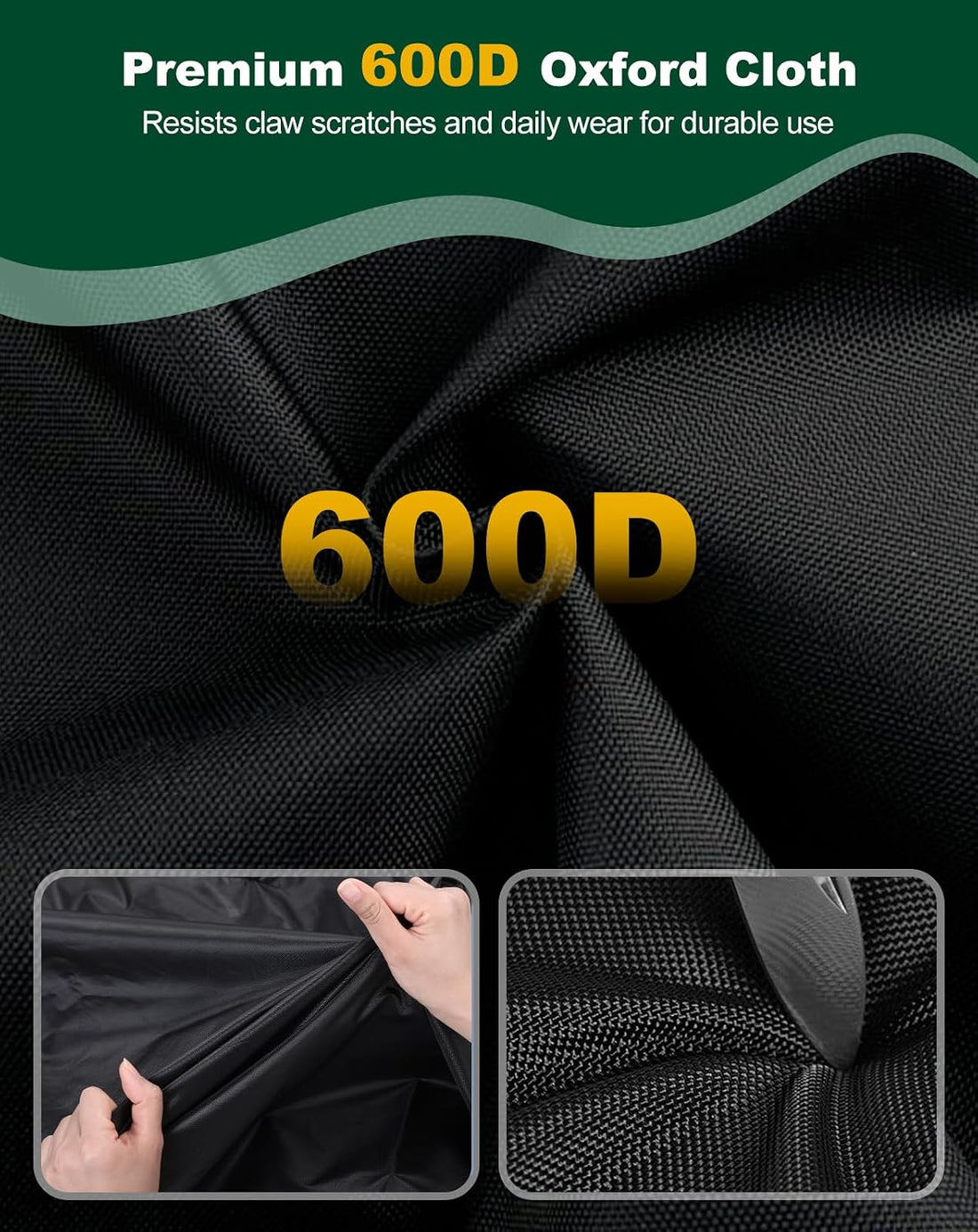 PawGiant 4x4ft 600D Outdoor Dog Kennel Cover Replacement