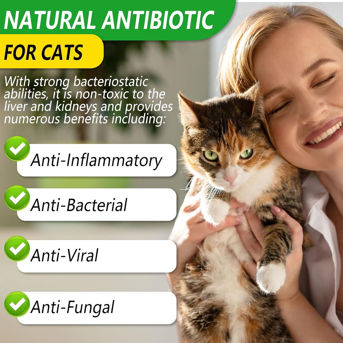 Natural Antibiotic for Cats - Broad Spectrum Herbal Remedy