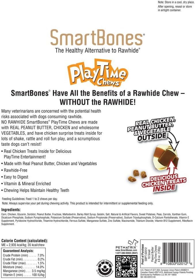 SmartBones DoubleTime Rolls and Playtime Chews