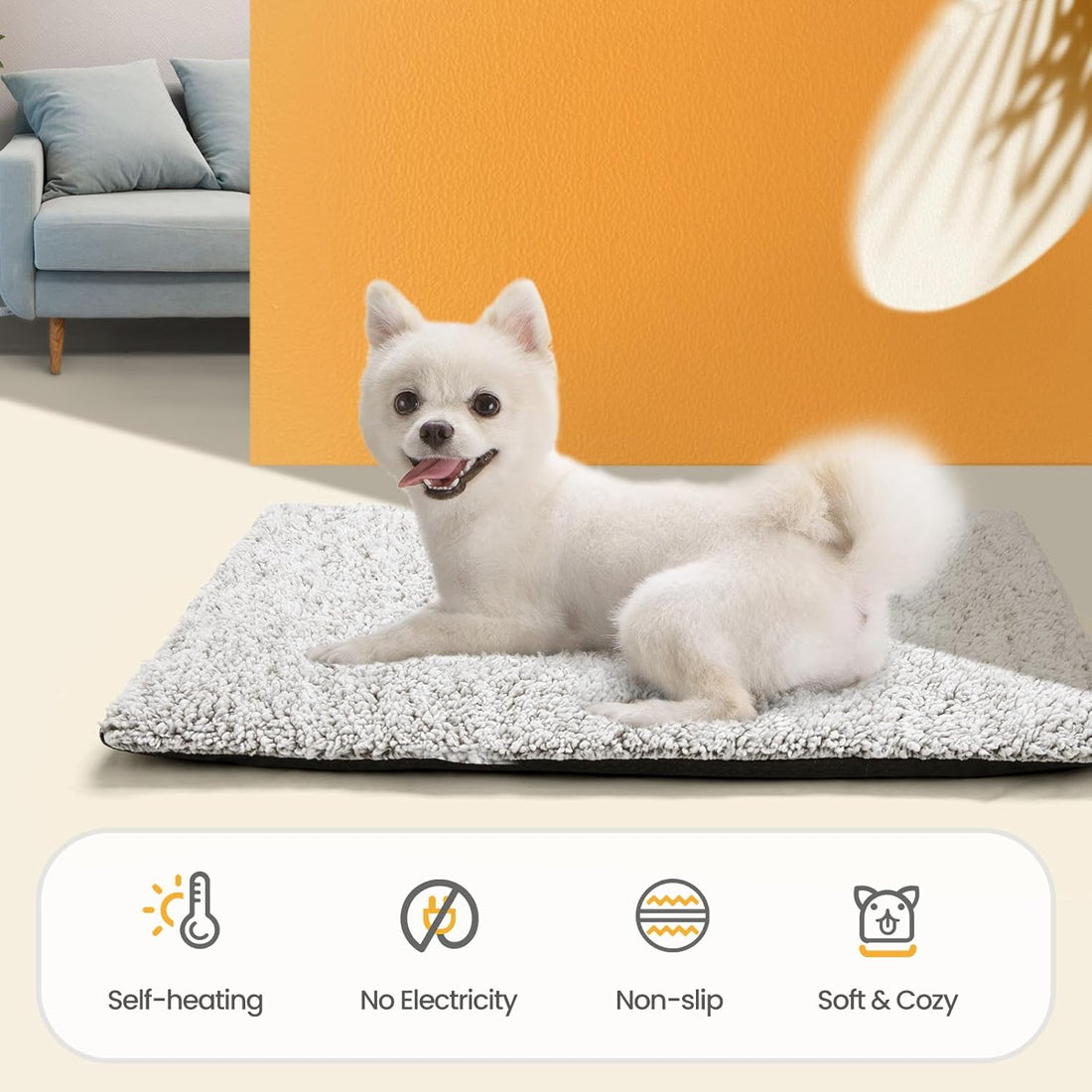 Self Warming Cat Bed Self Heating Cat Dog Mat 24 x 18 inch Extra Warm