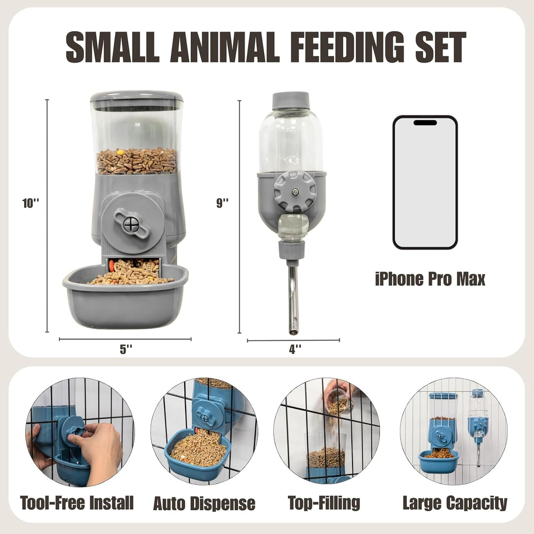 Automatic Pet Food Water Dispenser