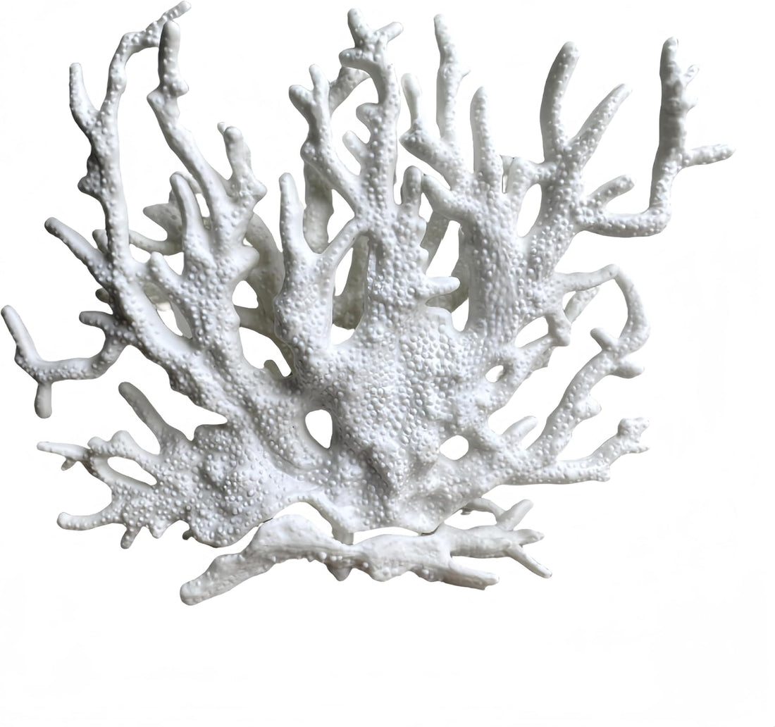 White Aquarium Coral Fish Tank Decorations Aquarium Landscape