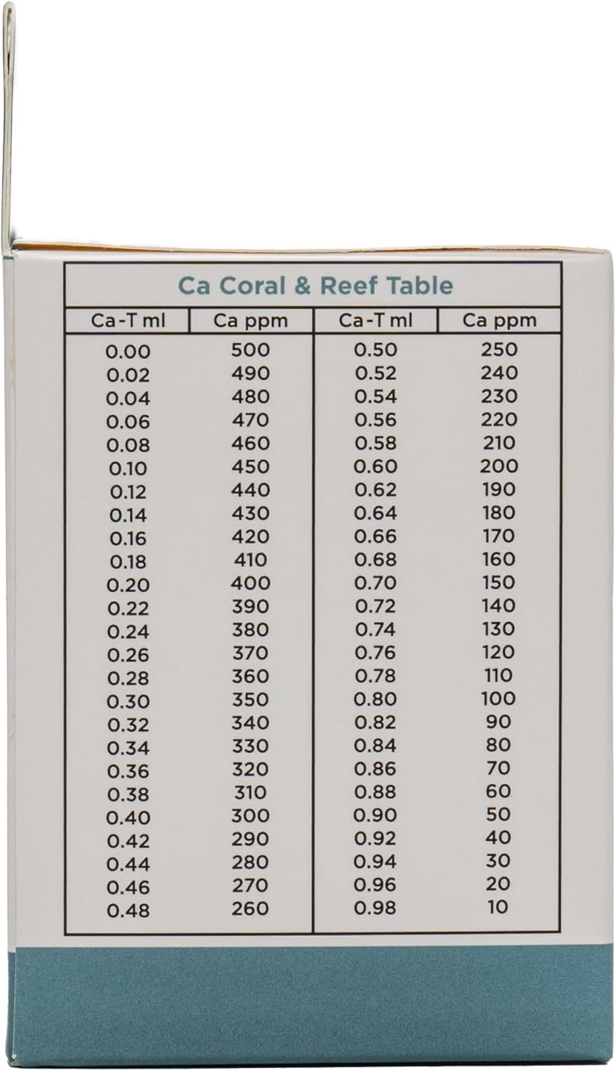 Monitor Calcium/Magnesium Test KIT for Coral & Reef (120 Tests)