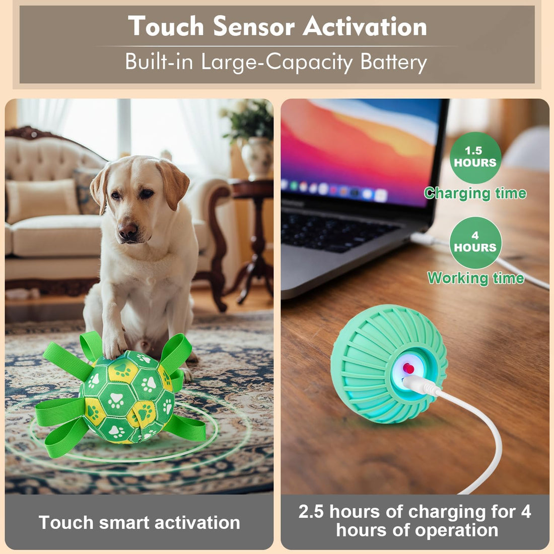 Interactive Dog Toys Dog Soccer Ball to Keep Them Busy