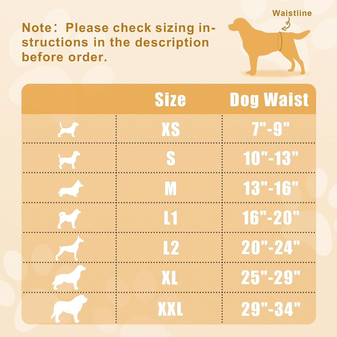 Teamoy Reusable Wrap Diapers for Male Dogs