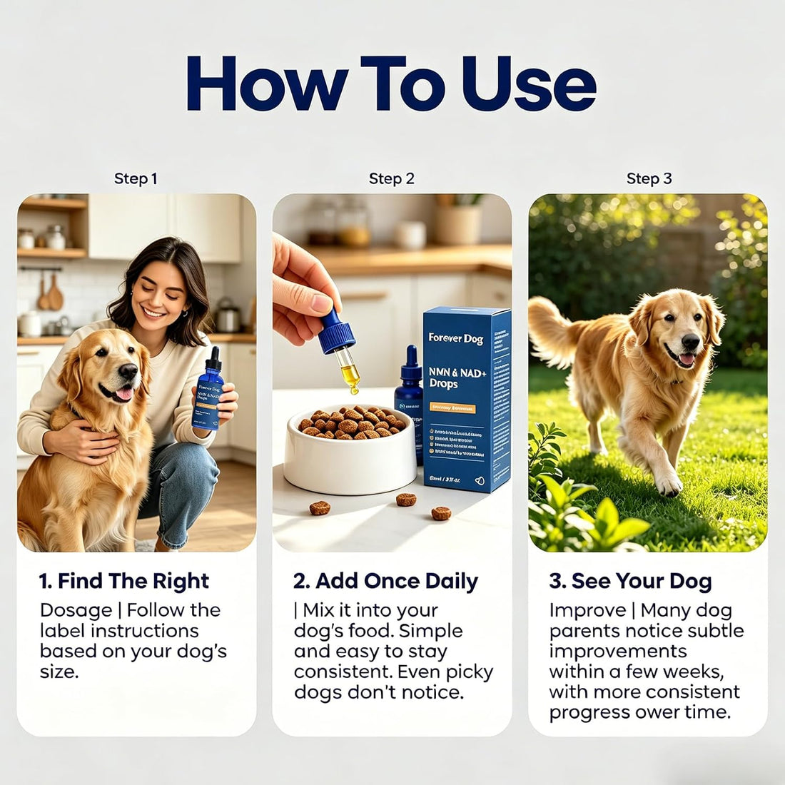 NAD+ Formula, Cognitive Supplement for Senior Dogs