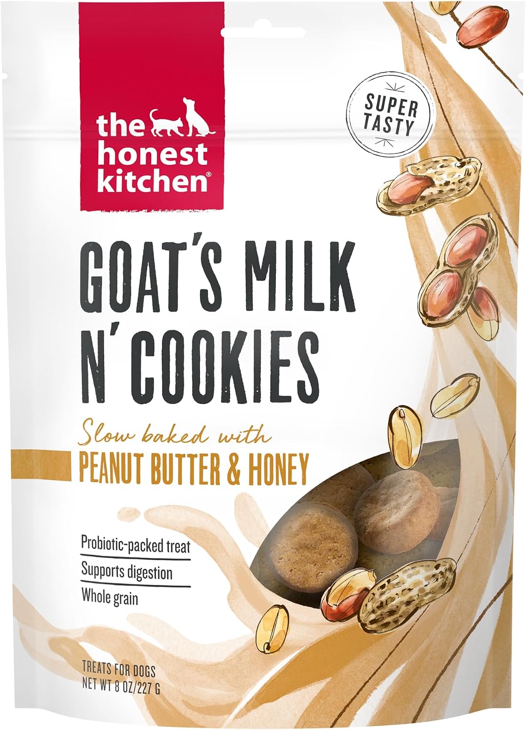 The Honest Kitchen Whole Grain Goat’s Milk N’ Cookies Dog Treats