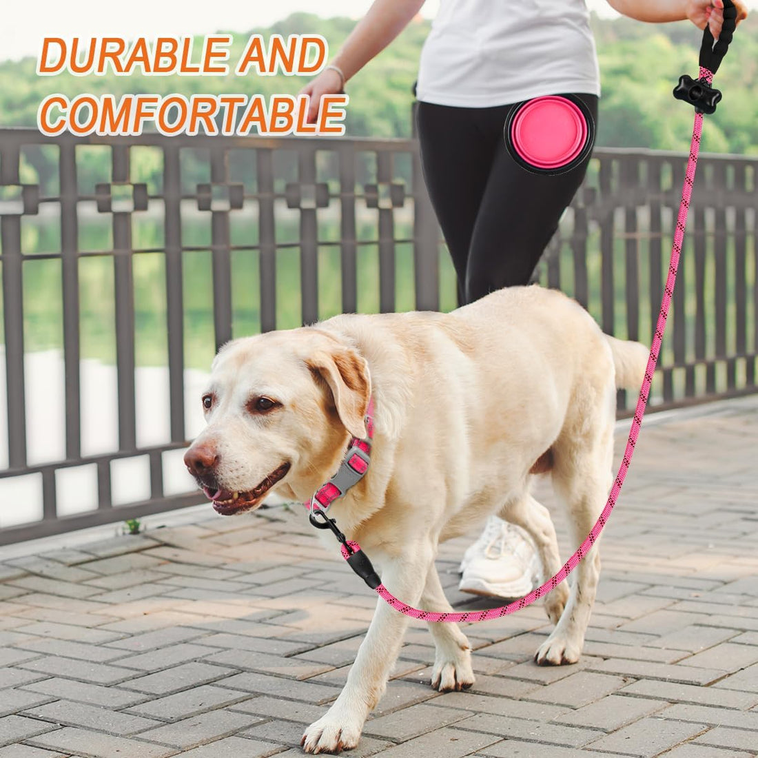 BARKBAY Dog Leashes for Large Dogs Heavy Duty Dog Leash 4/5/6 FT