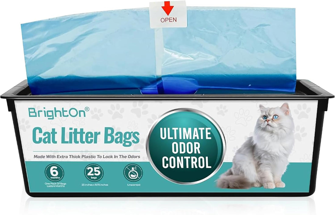 BrightOn®, 50 Litter Bag Refill Bags for Genie Easy Roll Litter Bin