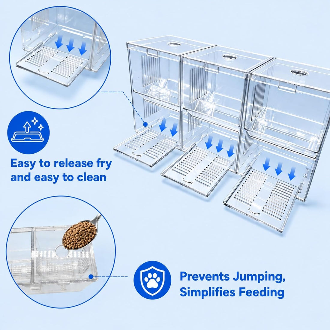 Fish Breeding Box,Breeding Box for Fish Tank,Betta Breeder Box