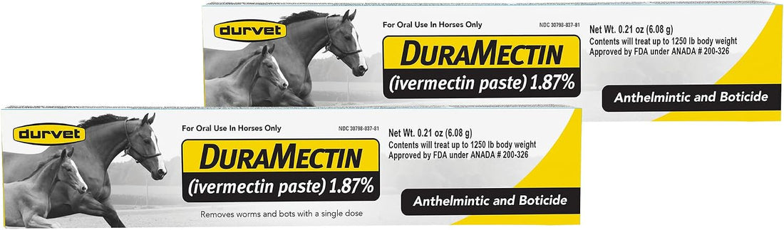 Duramectin (Ivermectin 1.87%) 6.08gm, 2 Count