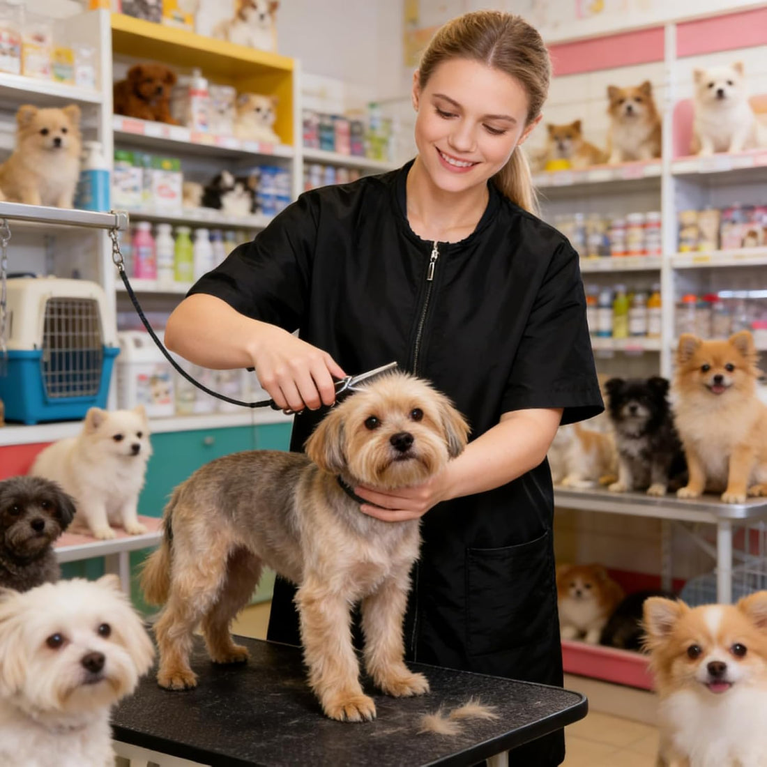 Pumtus Waterproof Pet Grooming Workwear