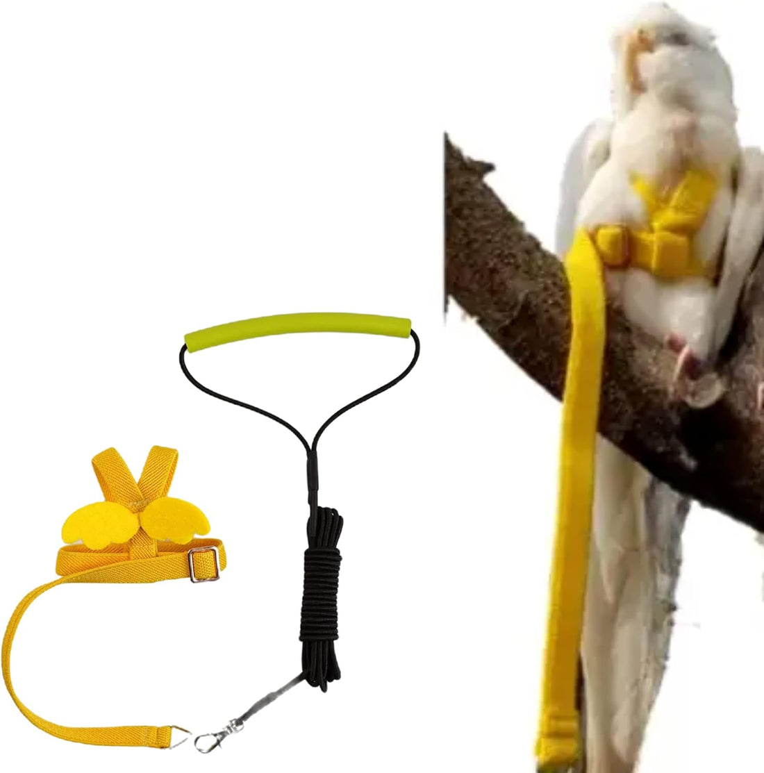 Pet Parrot Bird Harness Leash Adjustable Bird Flying Harness Traction